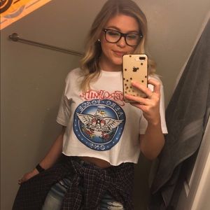 Aerosmith Crop T-shirt